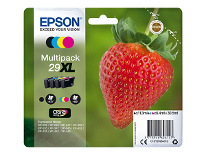 Tinteiro EPSON nº 29XL (Pack4 T2991/T2992/T2993/T2994) T2996