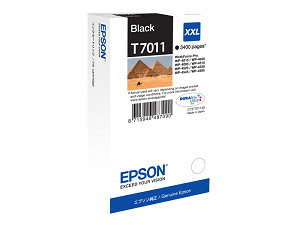 Tinteiro EPSON WorkForce Pro XXL T7011 (3.4Kpág@5%) "Black"