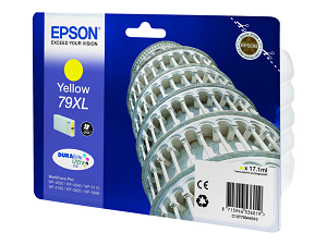 Tinteiro EPSON WorkForce Pro 79XL T7904 (2Kpág@5%) "Yellow"
