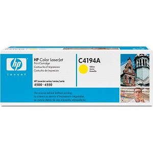 Toner HP Color LaserJet series 4500.4550 C4194A Amarelo