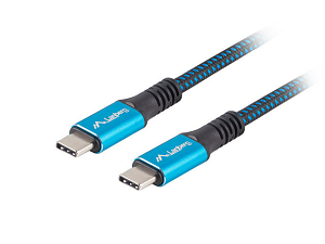 Cabo LANBERG USB4.0 (USB-C Male«»USB-C Male) 0.5Mts