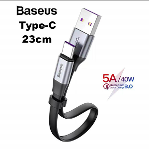 Cabo BASEUS QC3.0 40W (USB-A«»USB-C) 0.23Mts