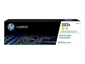 Toner HP Color LaserJet nº 203X CF542X (2.5Kpág@5%) "Yellow"
