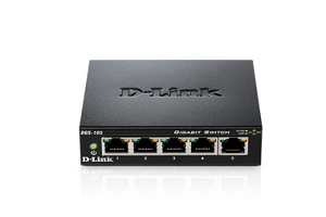 D-LINK DGS-105 Switch Gigabit 5-Port 10/100/1000Mbps