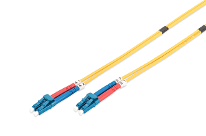 Cabo DIGITUS Fibra LC-LC OS2 Singlemode 9/125 Duplex 10.0Mts