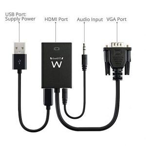 Adaptador EWENT (VGA+Audio«»HDMI)
