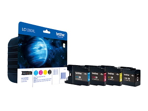 Tinteiro BROTHER (Pack 4 LC1280XLBK/C/M/Y) LC1280XLVALBP
