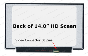 Monitor 14.0" IPS HD Laptop LCD Ultra Slim 30P Matte