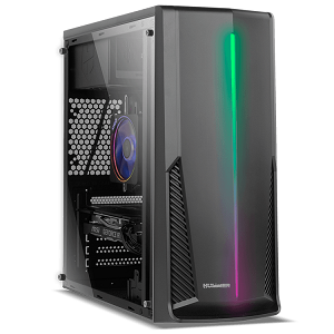 Caixa MidiTower NOX Hummer Spark ARGB Left Side Acrylic