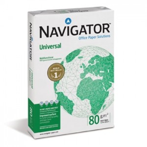 Papel NAVIGATOR Universal 210mm x 297mm A4 80g/m2 500 Folhas