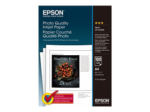 Papel EPSON Photo Quality Ink Jet A4 100Fls 102gr S041061