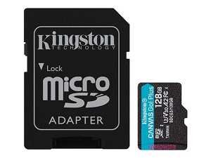 Micro Secure Digital Card KINGSTON Canvas Go! Plus 128Gb (SD