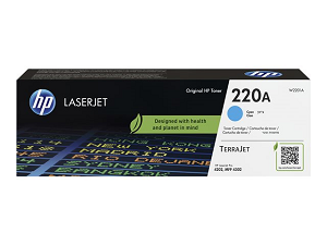 Toner HP Color LaserJet nº 220A W2201A (1.8Kpág@5%) "Cyan"
